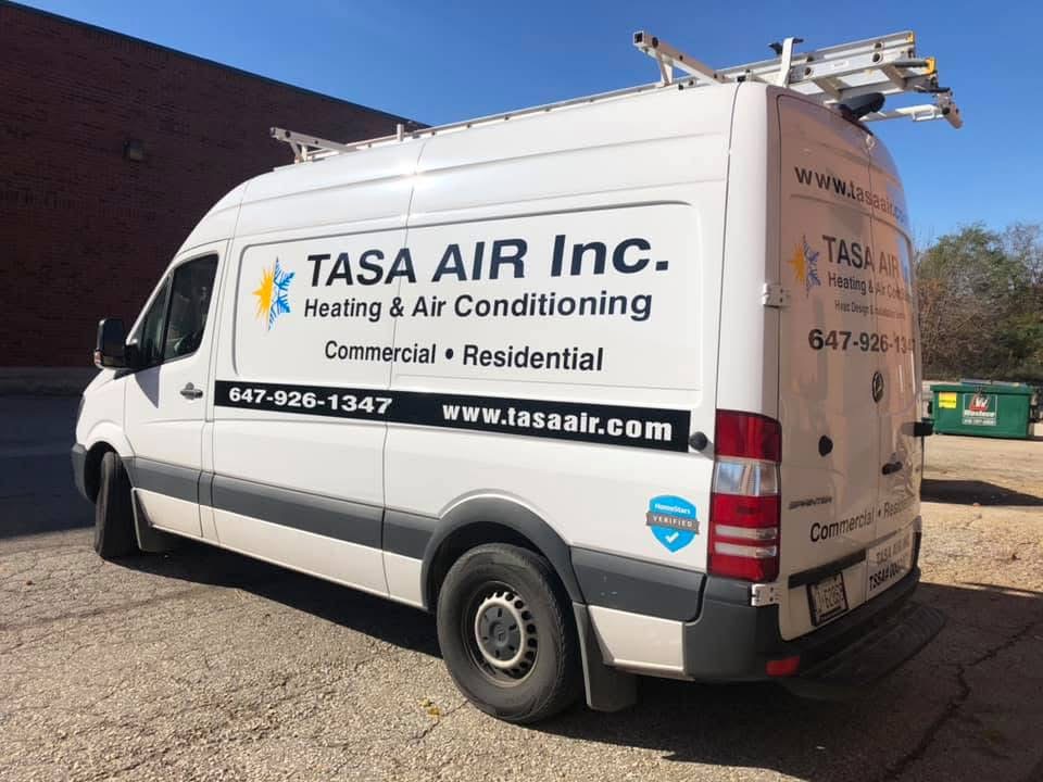 TASA AIR service van